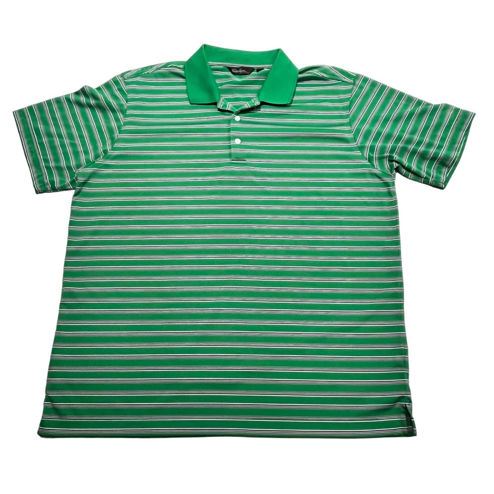 Walter Hagen Large Green Gray Golf Golfer Rugby Casual